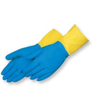 GLOVE NEOPRENE LATEX 28;ML 13 IN FLOCK LINED - Latex, Supported